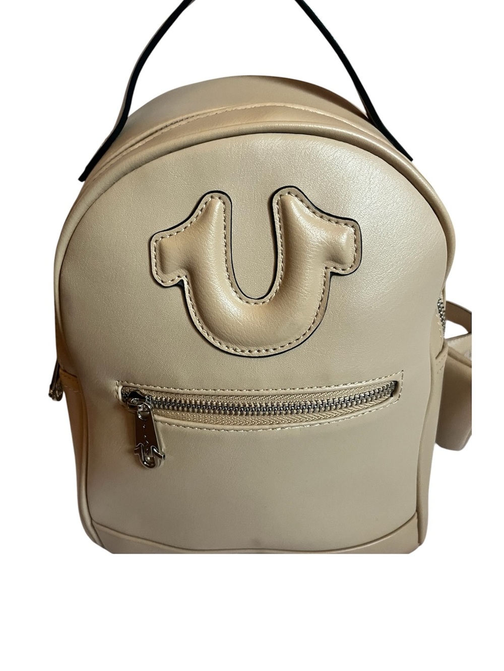 True Religion Cream Mini Backpack - Designer Women’s Bag